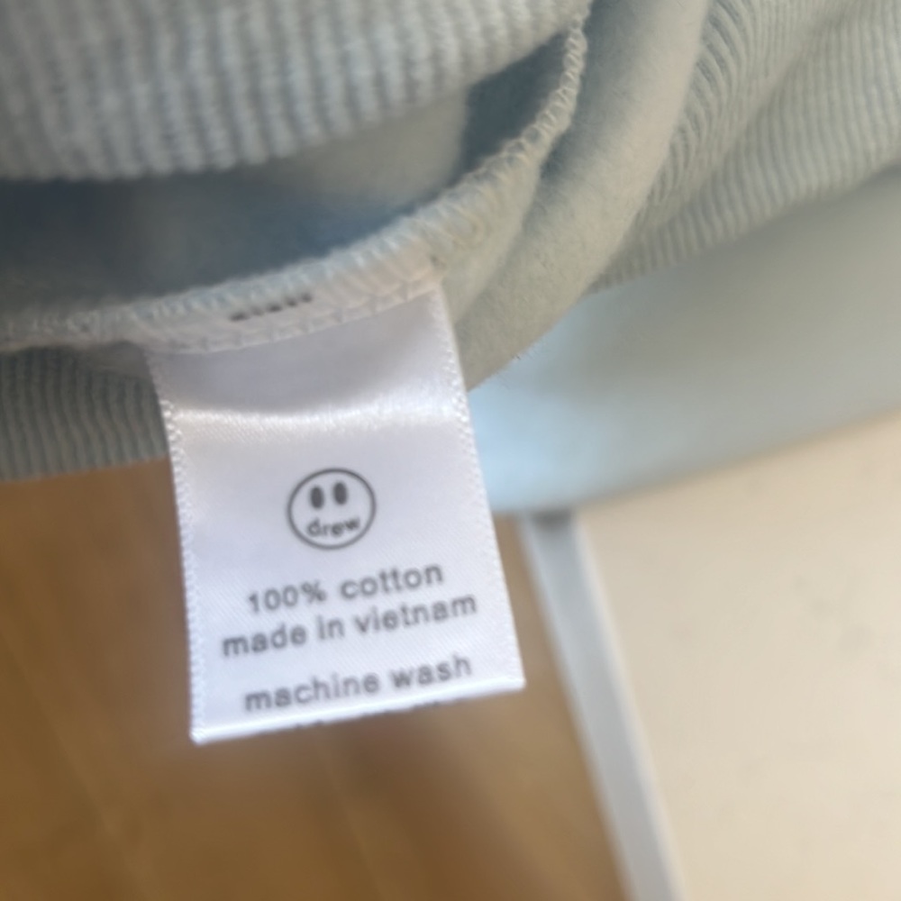 Drew House mascot oversized hoodie
pacific blue, size XL, NWT removed has Flaw - Picture 12 of 15